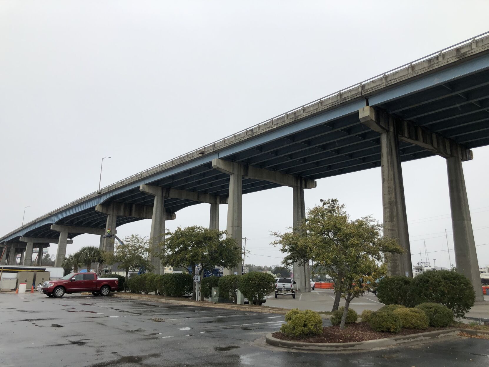 The Highway 17 bridge over the Intracoastal